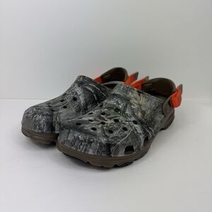 Crocs Classic All-Terrain Clog Realtree Edge Camo Men’s 10 Adjustable Strap up